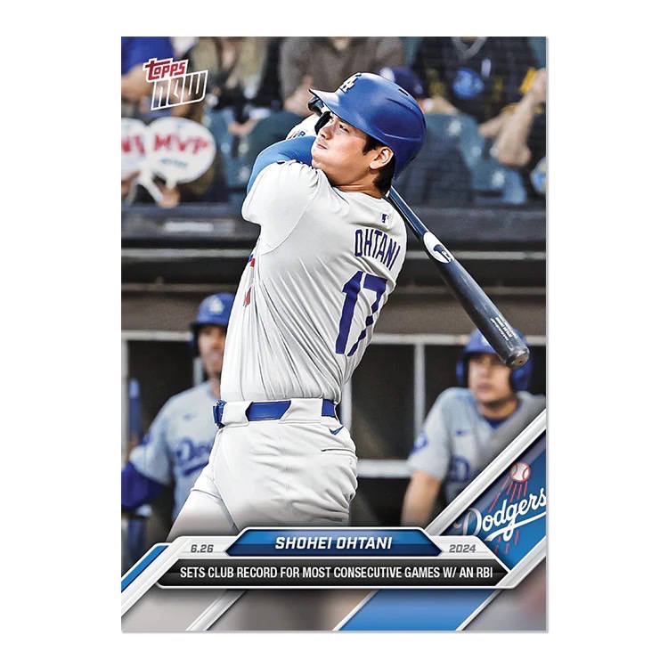 Topps Now x 大谷翔平 OHTANI 道奇系列 紀念卡-規格圖1