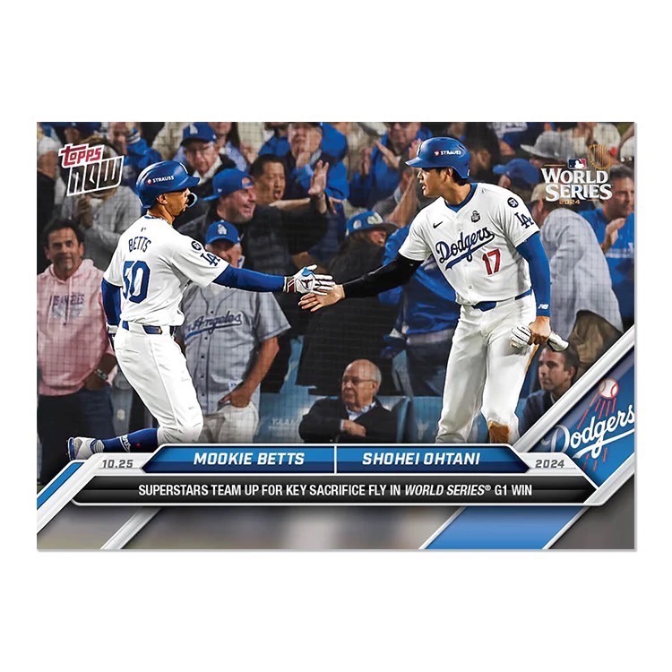 Topps Now x 大谷翔平 OHTANI 道奇系列 紀念卡-規格圖1