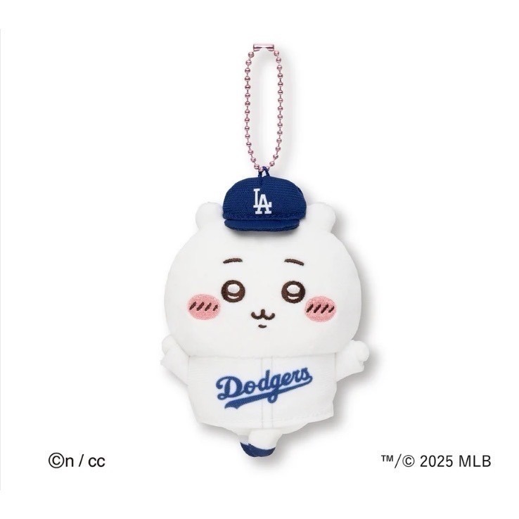 MLB x 吉伊卡哇 Tokyo Series 東京賽 紀念娃娃吊飾 小八 烏薩奇-規格圖1