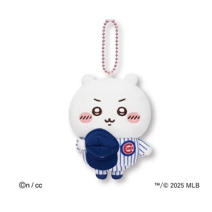 MLB x 吉伊卡哇 Tokyo Series 東京賽 紀念娃娃吊飾 小八 烏薩奇-規格圖1