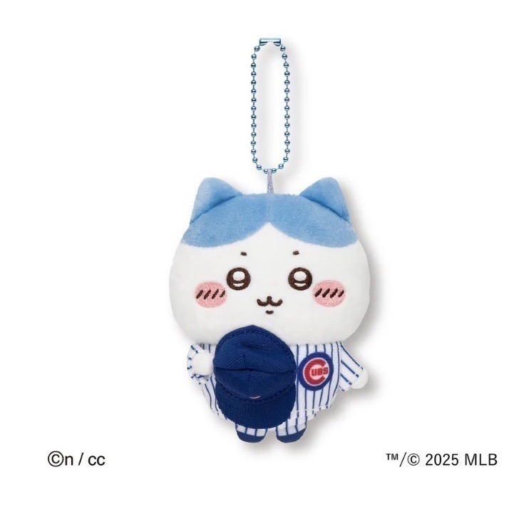 MLB x 吉伊卡哇 Tokyo Series 東京賽 紀念娃娃吊飾 小八 烏薩奇-規格圖1