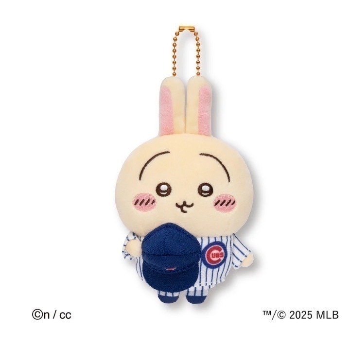 MLB x 吉伊卡哇 Tokyo Series 東京賽 紀念娃娃吊飾 小八 烏薩奇-規格圖1