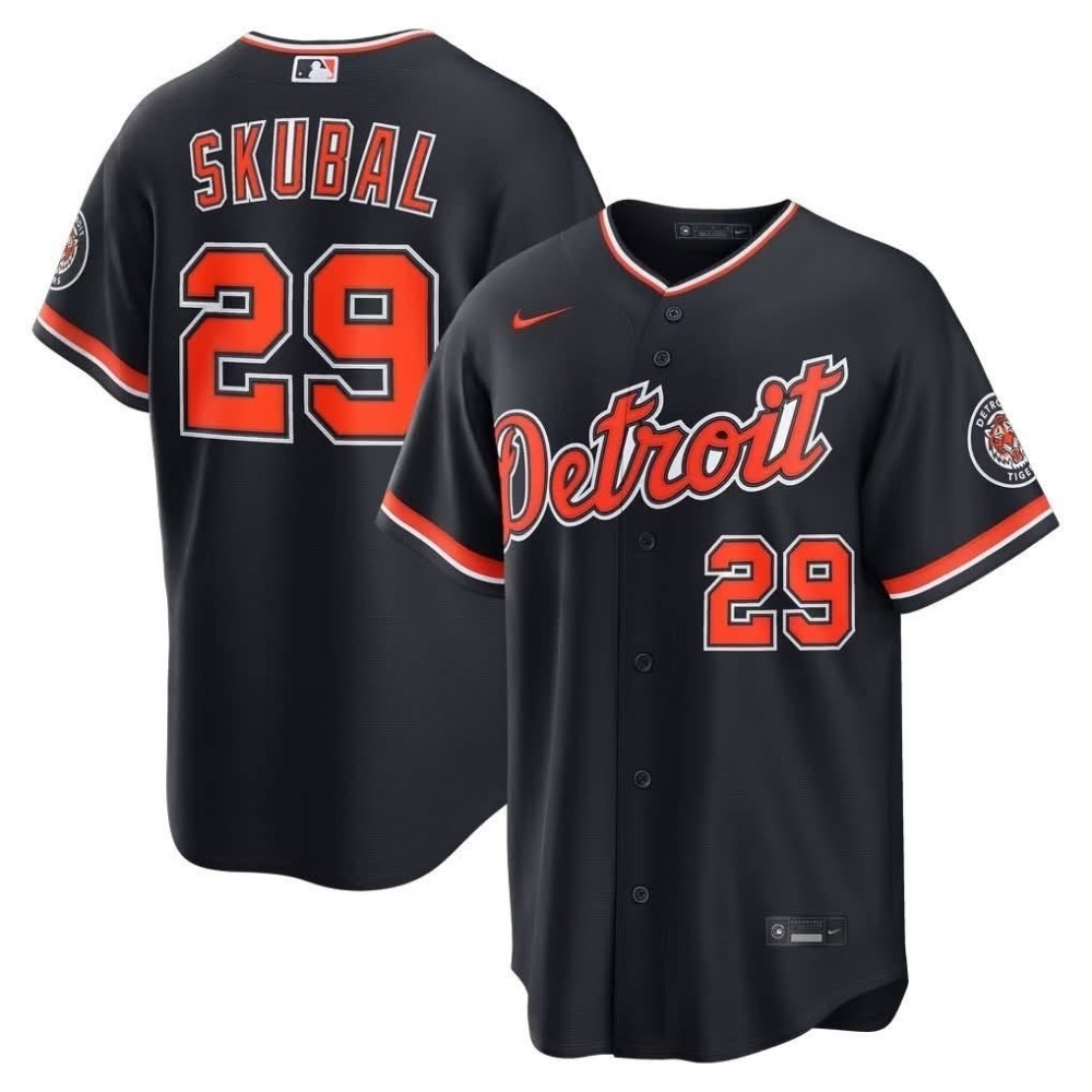 1006 #29 Skubal 老虎黑 Stadium 球衣