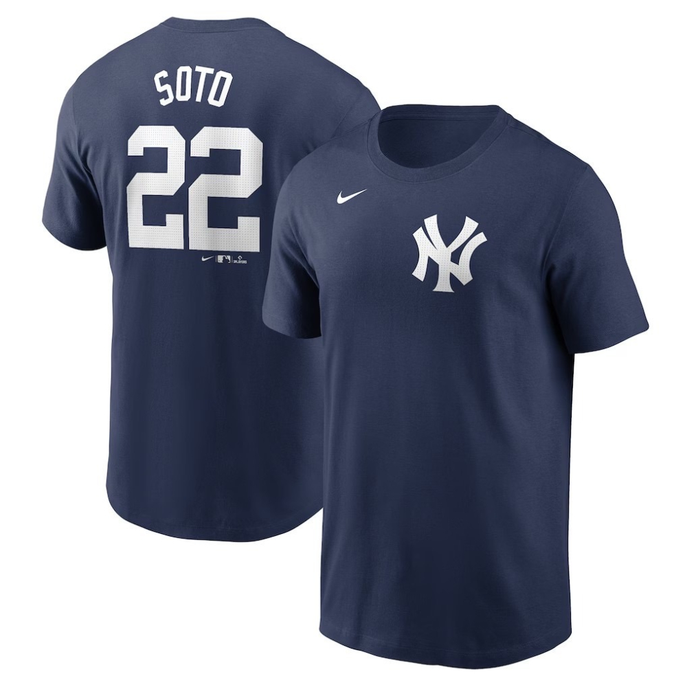 #22 Juan Soto 洋基藍 背號短T