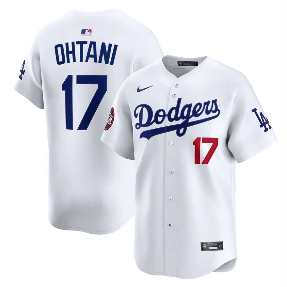 #17 大谷翔平 OHTANI 東京賽 主場白 球衣