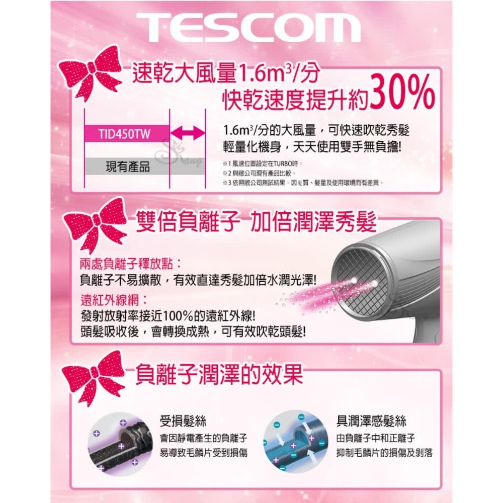 TESCOM 負離子吹風機-細節圖6