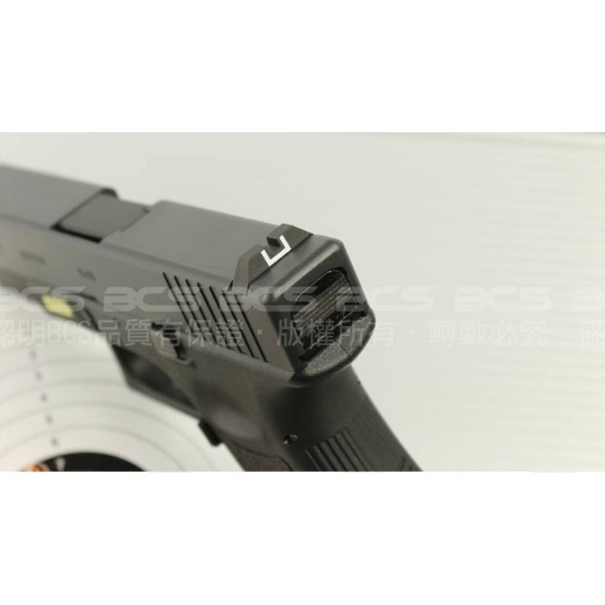 黑色 WE G19 單發版瓦斯槍 金屬滑套+金屬槍管 仿真後座力-細節圖5