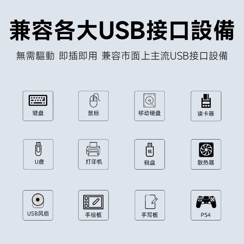 QIU 鋁合金4埠集線器 HUB 擴展器 鋁合金 USB3.0 分線器 適用Type-C USB HUB-細節圖6