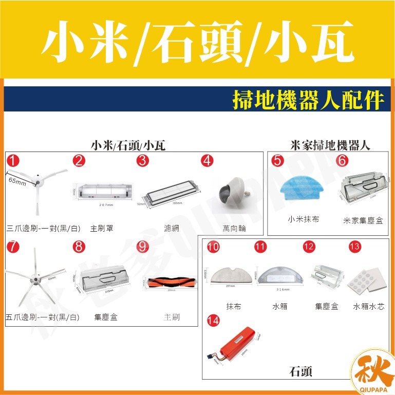 小米掃地機器人電池 石頭掃地機器人電池 米家掃地機器人 電池 小米/米家/石頭 一代 二代 小瓦 替換電池-細節圖3