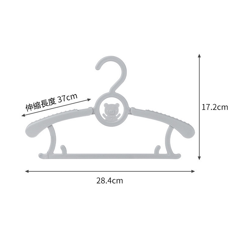 現貨 兒童造型衣架 寶寶嬰兒小孩衣掛衣服撐子晾衣架曬衣架 A2768-細節圖3