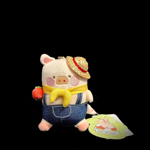 🍄實體店面💯現貨💯 罐頭豬 LULU豬農場毛絨掛件 農夫 毛絨娃娃 玩偶 吊飾