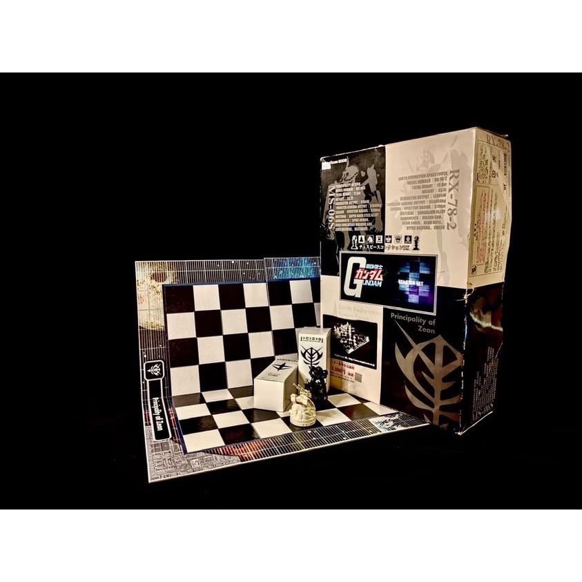 🍄實體店面💯現貨💯 機動戰士 鋼彈 黑白西洋棋 正版-細節圖5