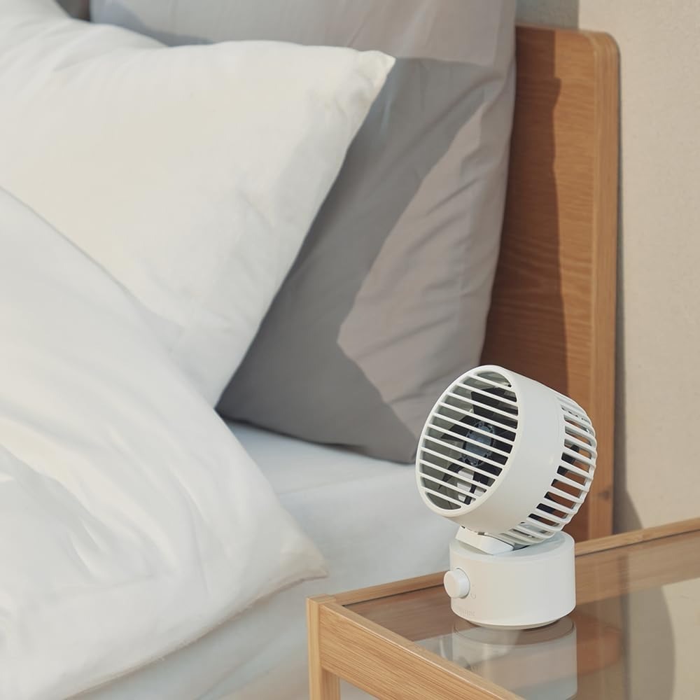 <日本帶回現貨!!> Rhythm 桌上型電扇 日本廠商 静音、小巧、強風、USB供電-細節圖5