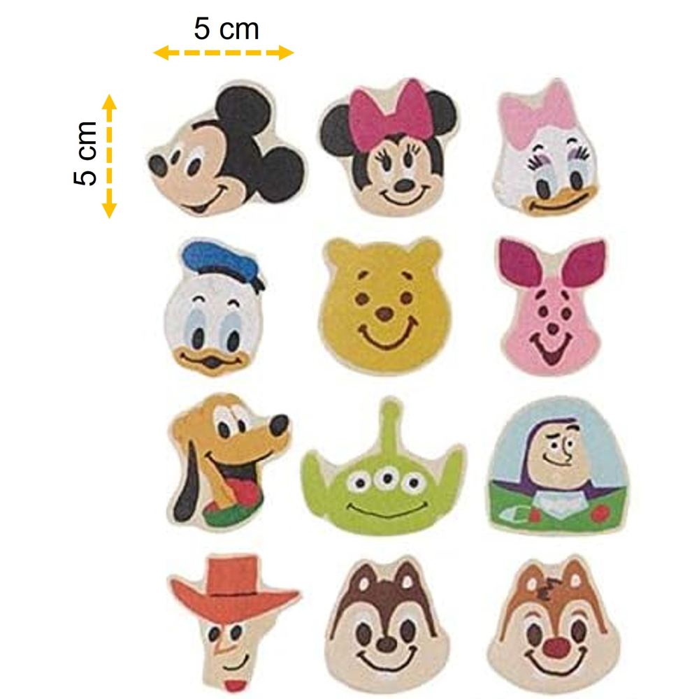日本迪士尼正版木製磁鐵 skater 米奇 唐老鴨 維尼 巴斯光年 奇奇 蒂蒂 高飛 三眼怪-細節圖2