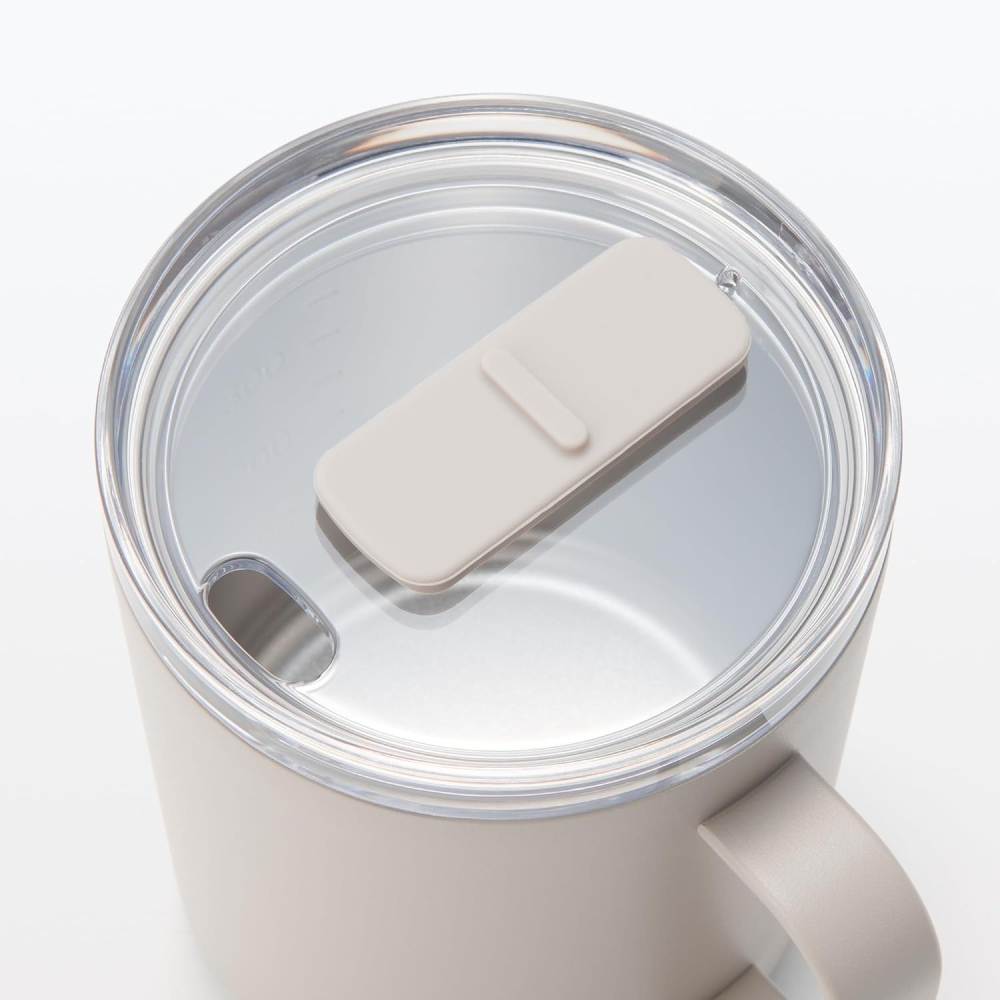 無印良品 muji 保溫保冷杯 附蓋 不銹鋼杯 附刻度400ml 保溫杯 刻度杯 日本限定 | 寶貝蛋-細節圖5