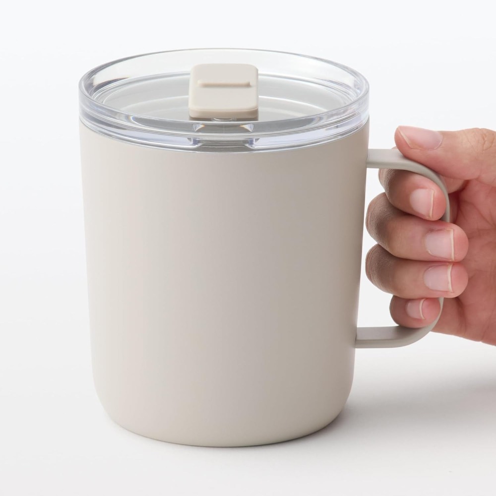 無印良品 muji 保溫保冷杯 附蓋 不銹鋼杯 附刻度400ml 保溫杯 刻度杯 日本限定 | 寶貝蛋-細節圖2