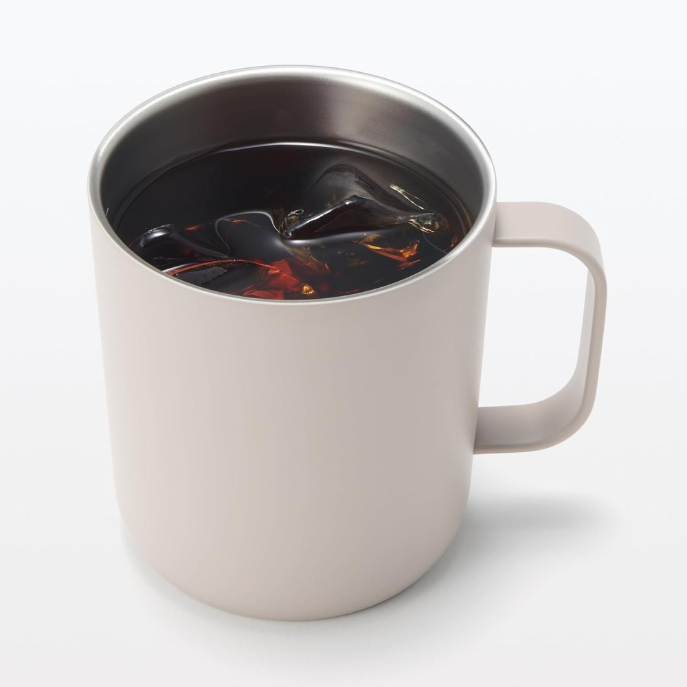 無印良品 muji 保溫保冷杯 附蓋 不銹鋼杯 附刻度400ml 保溫杯 刻度杯 日本限定 | 寶貝蛋-細節圖3