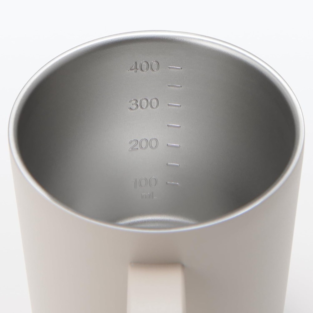 無印良品 muji 保溫保冷杯 附蓋 不銹鋼杯 附刻度400ml 保溫杯 刻度杯 日本限定 | 寶貝蛋-細節圖4