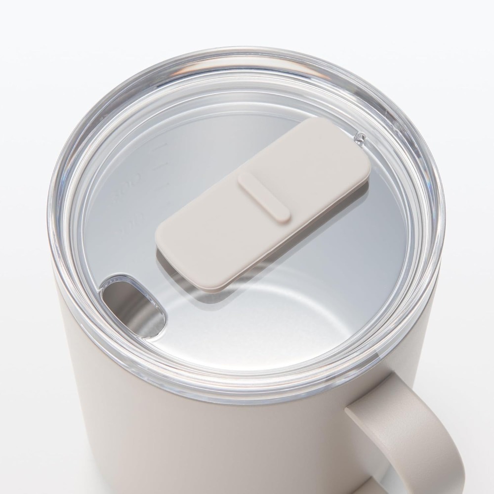 無印良品 muji 保溫保冷杯 附蓋 不銹鋼杯 附刻度400ml 保溫杯 刻度杯 日本限定 | 寶貝蛋-細節圖5