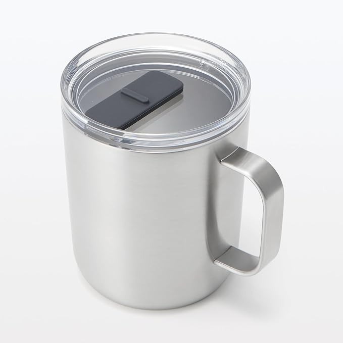無印良品 muji 保溫保冷杯 附蓋 不銹鋼杯 附刻度400ml 保溫杯 刻度杯 日本限定 | 寶貝蛋-規格圖6