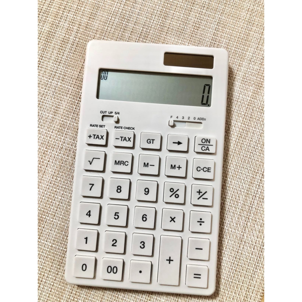 無印良品 muji 計算機 12位 灰白-細節圖3