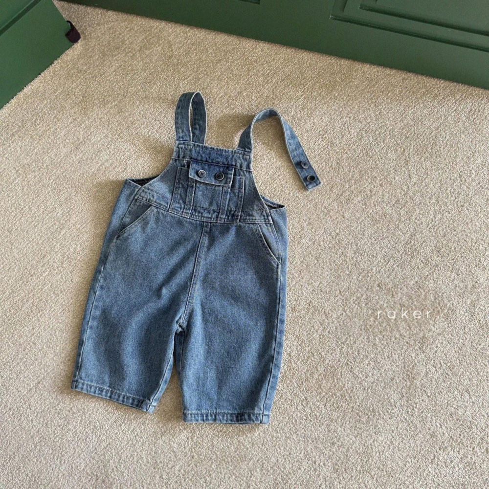 #正韓童裝   正韓raker吊帶褲-細節圖3