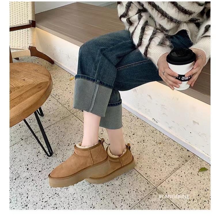 #韓國女裝 🇰🇷韓國短筒雪靴-細節圖3