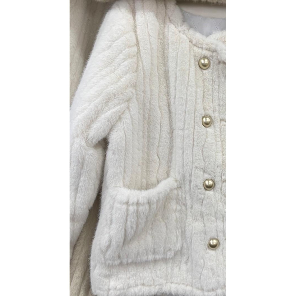 #韓國女裝 🇰🇷法式水貂毛外套-細節圖5