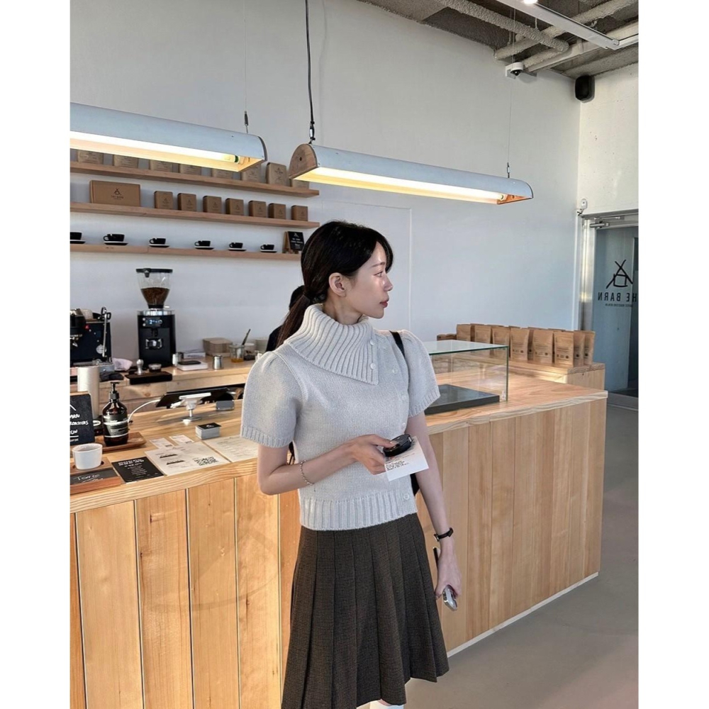 #韓國女裝  🇰🇷氣質質感針織上衣-細節圖2