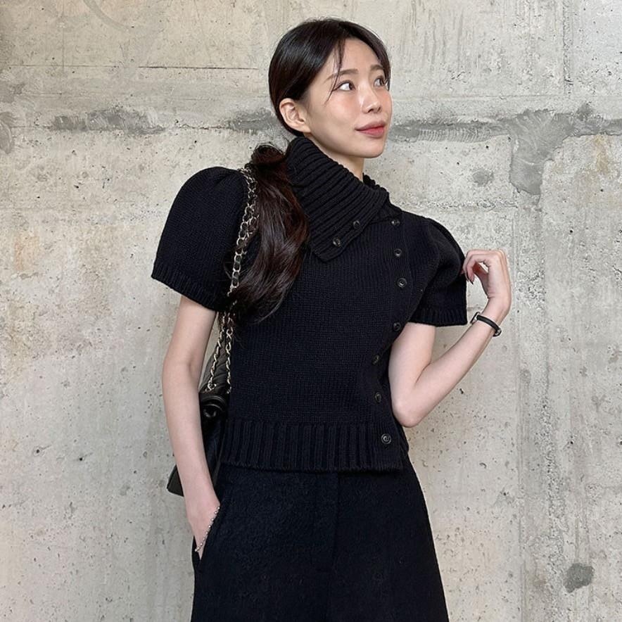 #韓國女裝  🇰🇷氣質質感針織上衣-細節圖6