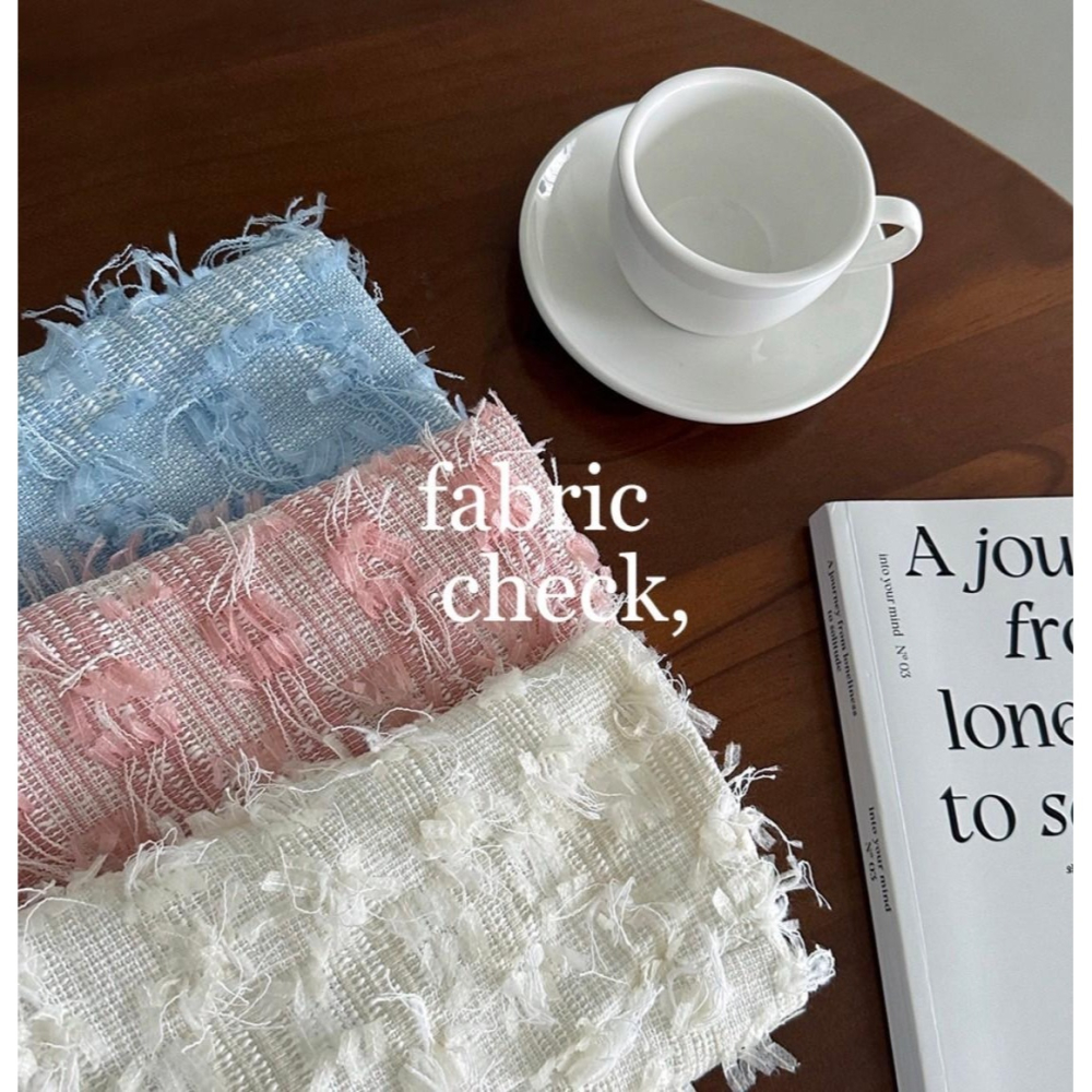 #韓國女裝    🇰🇷質感流蘇小香風外套-細節圖6