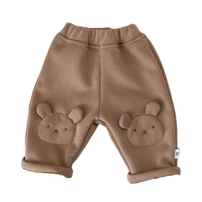 #韓版童裝 #冬季新款  #kids #baby 韓版寶貝加絨屁屁褲-細節圖3