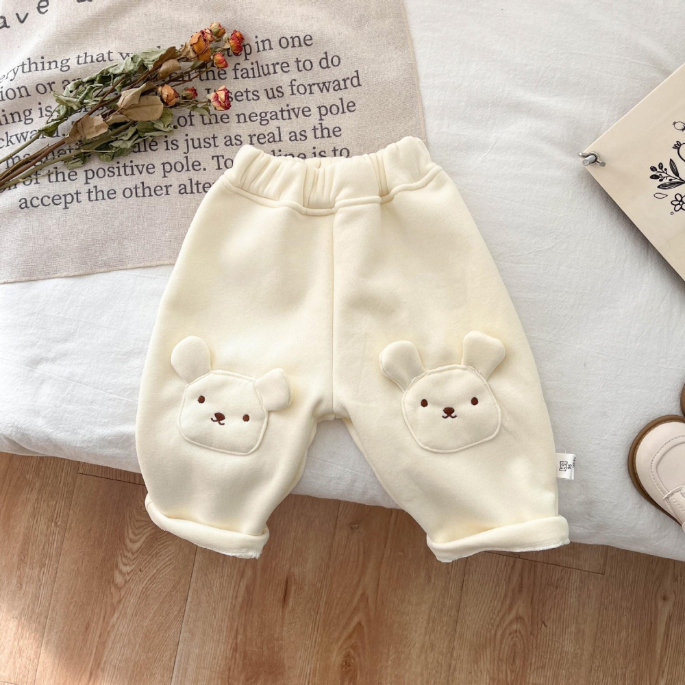 #韓版童裝 #冬季新款  #kids #baby 韓版寶貝加絨屁屁褲-細節圖4