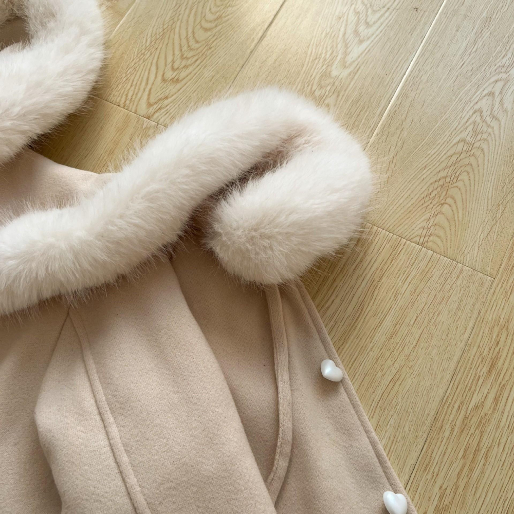 #韓版童裝 #冬季新款    #kids #baby  韓版加絨加厚毛呢大衣（爆單款隨時售完）-細節圖7