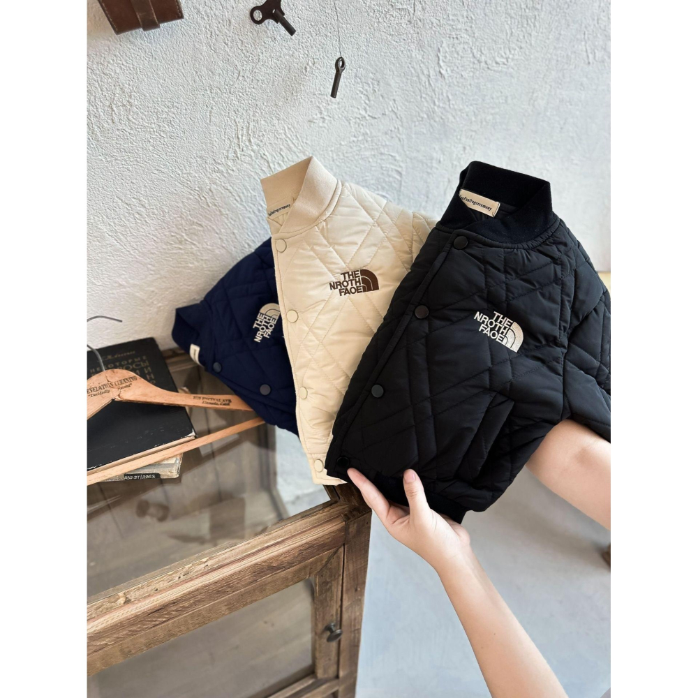 #韓版童裝 #冬季新款    #kids #baby 韓版羽絨棉棒球外套-細節圖4