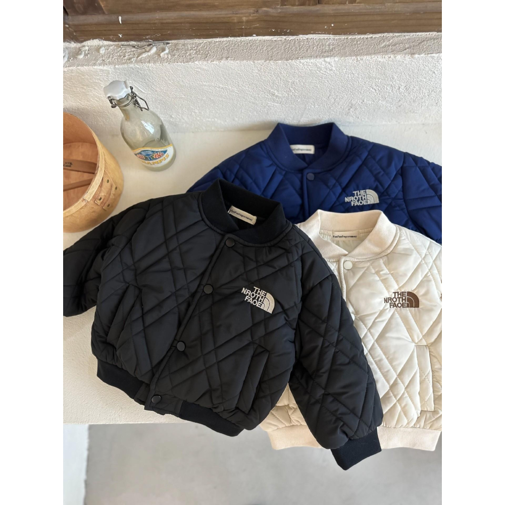 #韓版童裝 #冬季新款    #kids #baby 韓版羽絨棉棒球外套-細節圖5