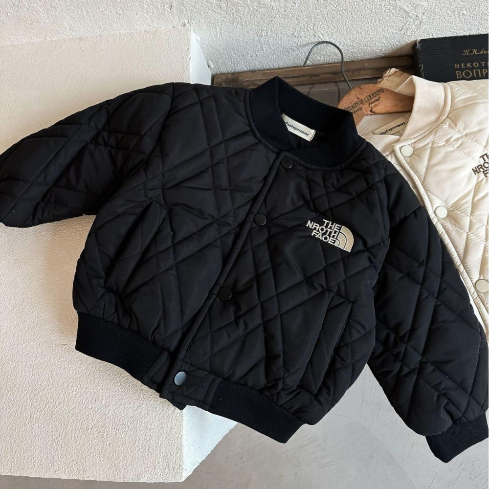 #韓版童裝 #冬季新款    #kids #baby 韓版羽絨棉棒球外套-細節圖7