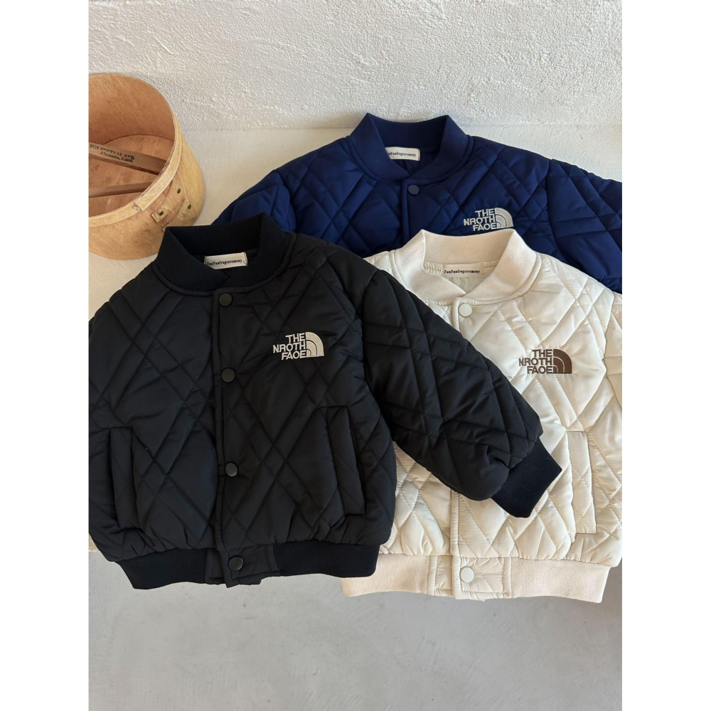 #韓版童裝 #冬季新款    #kids #baby 韓版羽絨棉棒球外套-細節圖8