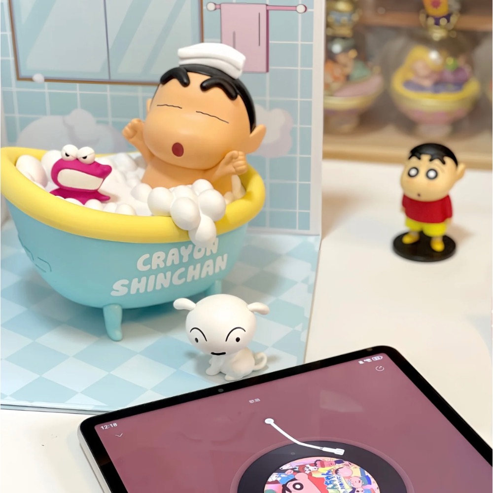 『𝑴𝒆𝒐𝒘𝑺𝑻𝑶𝑹𝑬正版授權✨』沐浴蠟筆小新藍芽音響 擺件 送禮自用 情人節禮物 交換禮物 生日禮物✨-細節圖2
