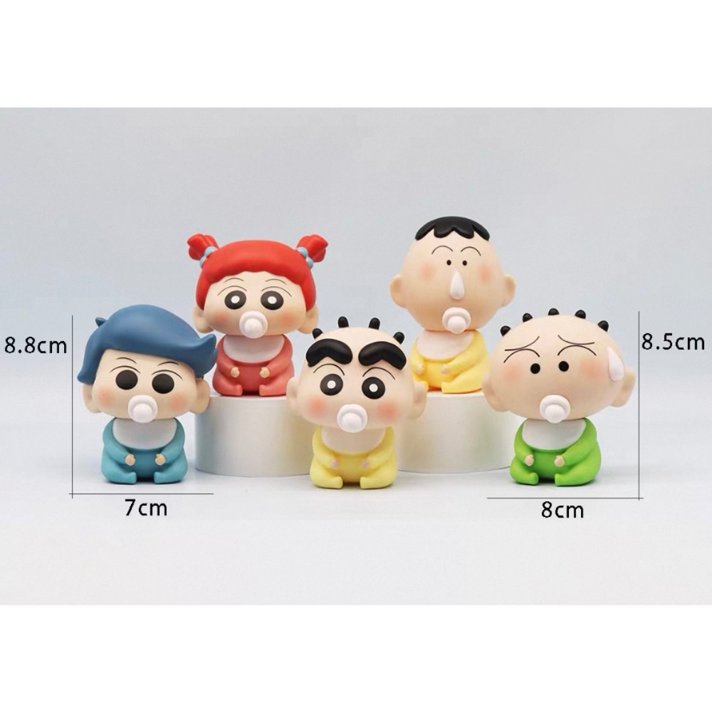 『𝑴𝒆𝒐𝒘𝑺𝑻𝑶𝑹𝑬✨』奶嘴春日部蠟筆小新公仔可愛家居車載擺件禮物周邊✨-細節圖3