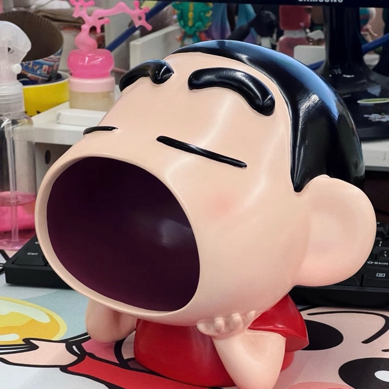 『𝑴𝒆𝒐𝒘𝑺𝑻𝑶𝑹𝑬✨』蠟筆小新鑰匙收納 玄關擺件✨-細節圖2