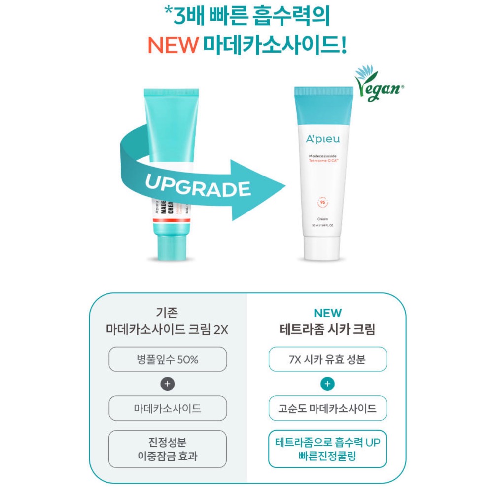 APIEU 2024新款 積雪草精華液 30ml&50ml、面霜50ml-細節圖4