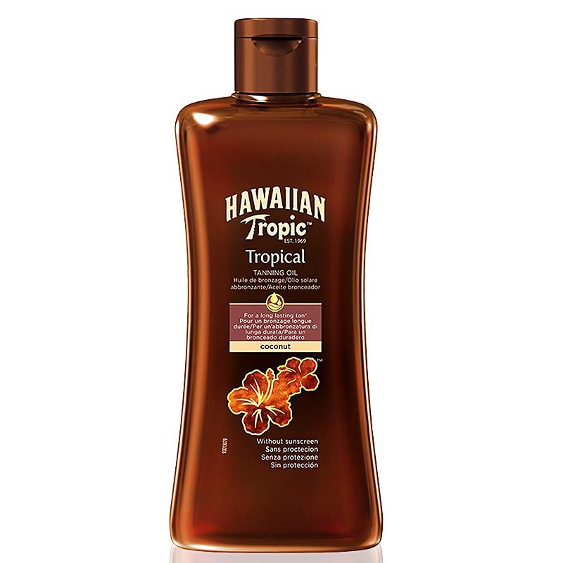 【三色貓】🏄‍♂️《Hawaiian Tropic 熱帶夏威夷 SPF4 SPF8助曬乳液 助曬油》防水級椰子油 助曬油-細節圖5