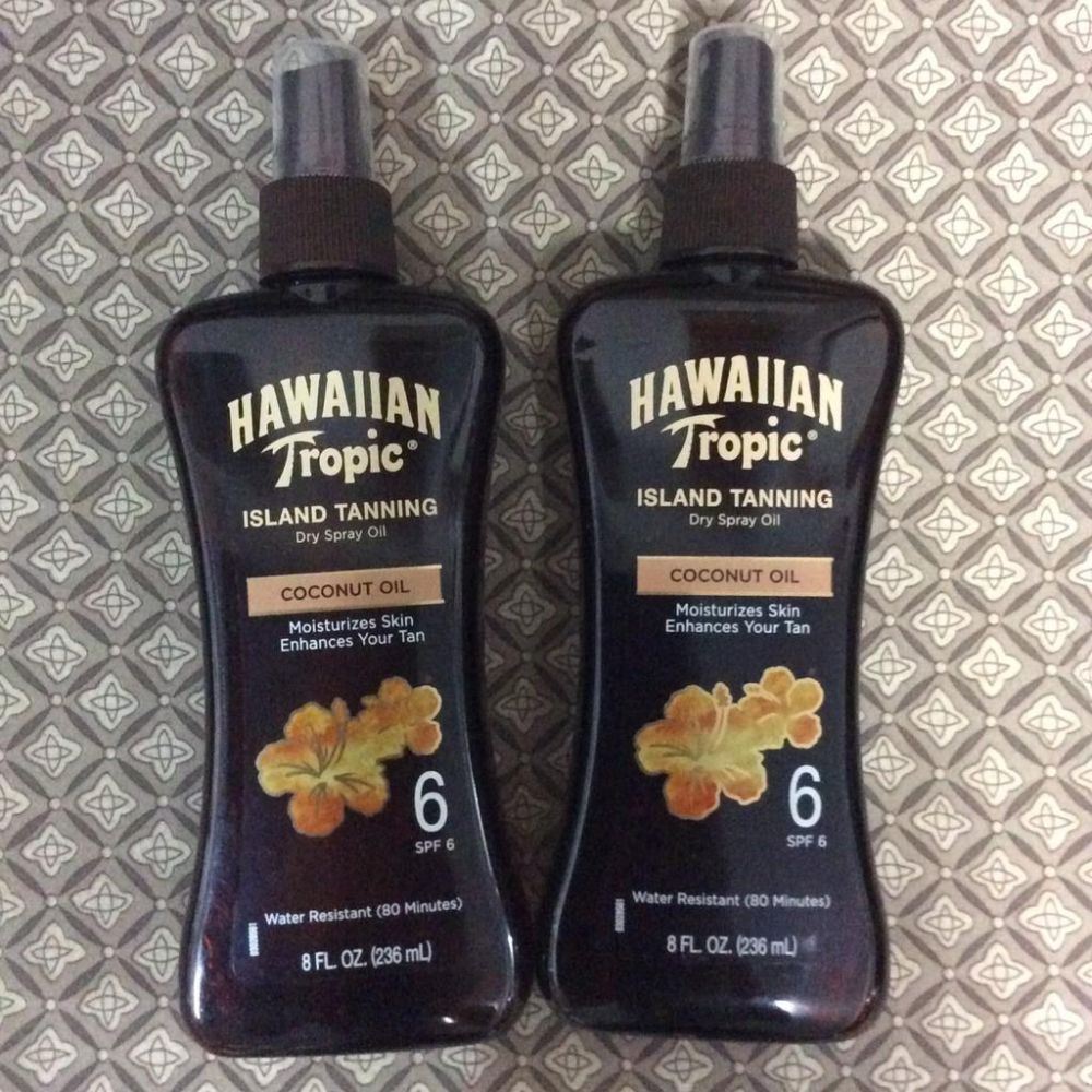 熱帶夏威夷助曬油Hawaiian Tropic Tanning Oil助曬劑椰子油助曬乳/Garnier卡尼爾淡味助曬油-細節圖2