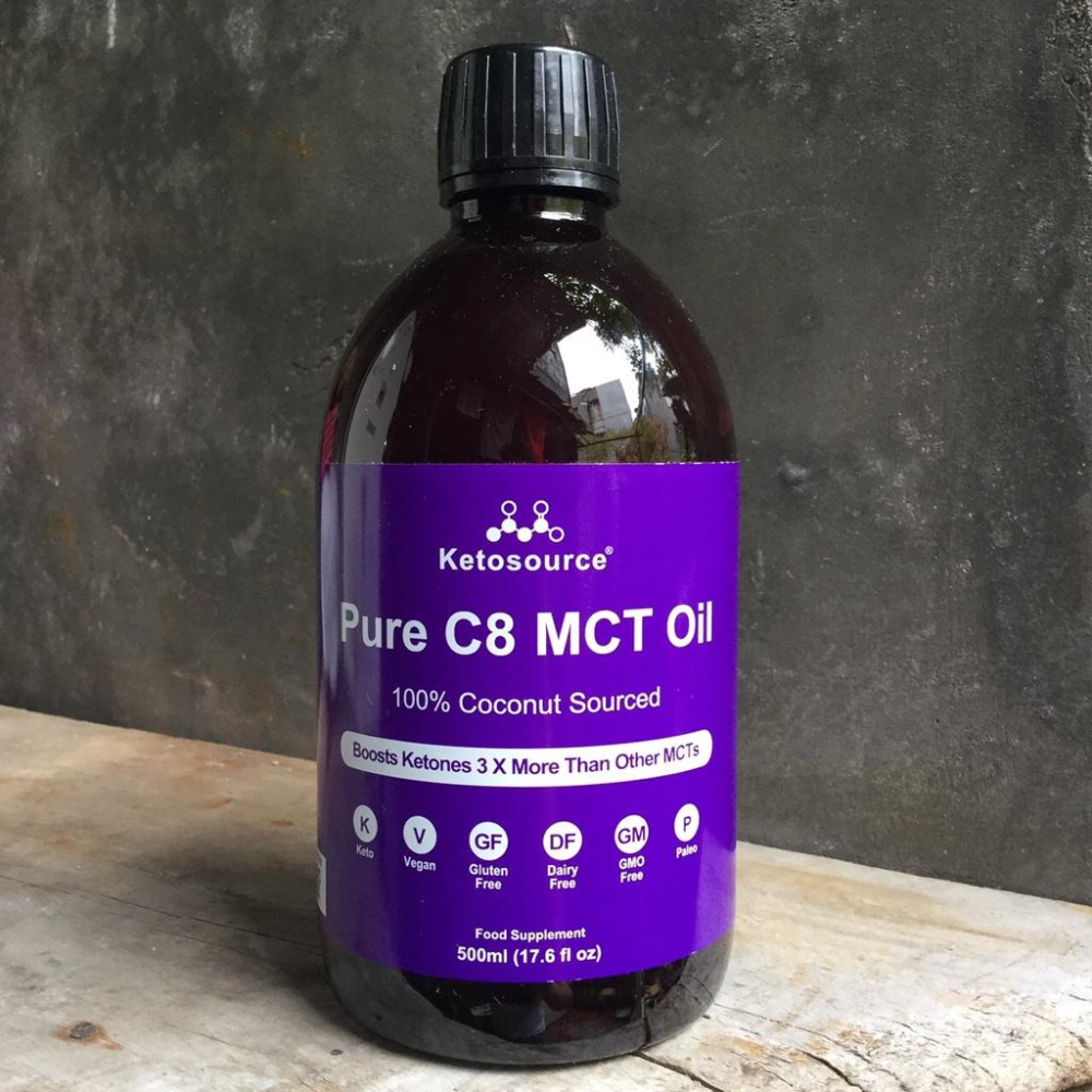 🌴Ketosource 中鏈油 Pure C8油 椰子油🌈純C8 MCT油☕防彈咖啡 生酮飲食 中鏈脂肪酸油 辛酸中鏈油-細節圖3