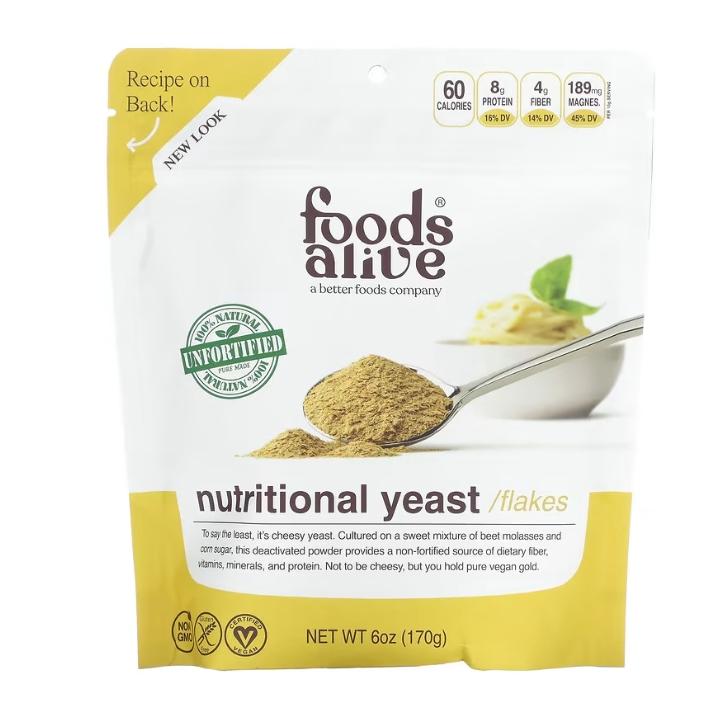 👍Foods Alive 無麩質 營養酵母 素食 Nutritional Yeast 超級食物 沙拉調料 素起司-細節圖7