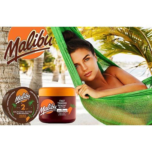 🥕《Malibu 助曬膏 SPF0》大罐300ml 黝黑古銅 防水 胡蘿蔔素 助曬劑 助曬Tanning Butter-細節圖4