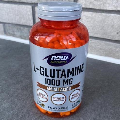免運💪Now Sports 顧他命 左旋麩醯胺酸膠囊 240粒 L-Glutamine 穀氨醯胺 健而婷 健身胺基酸-細節圖3