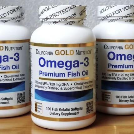 🥇加州金牌🐠深海魚油Omega-3 50天份 California Gold Nutrition 魚油膠囊-細節圖2