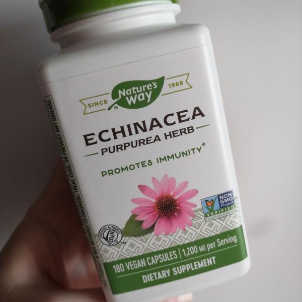 🌺大罐180粒 2瓶免運🌿自然之道紫錐花素食膠囊 1200毫克 草本膠囊 Echinacea 紫錐菊膠囊-細節圖4